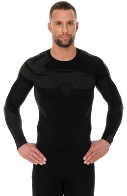 Brubeck koszulka termoaktywna DRY bluza męska oddychająca czarna M