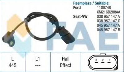 ДАТЧИК ОБОРОТОВ ВАЛА ШАТУННЫЕ. VW/SKODA/SEAT 1.9TDI