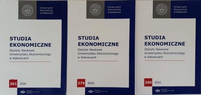 Studia ekonomiczne 3 Zeszyty naukowe 2016