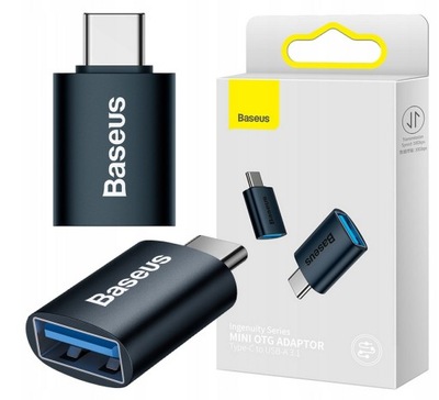 BASEUS /Adapter Przejściówka / OTG / USB-A do USB-C