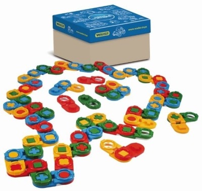 Domino edukacyjne 64 el. Wader 80174