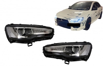 Фары led drl do mitsubishi lancer 07-17 фото №1