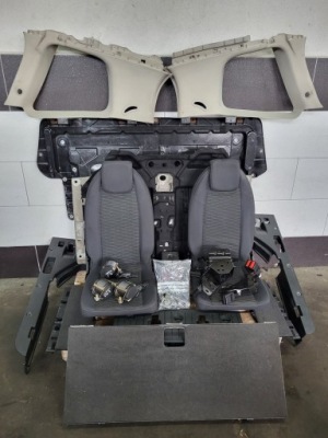 Renault scenic ii lift сиденье обивка защита ремни крепления iii ряд фото №1