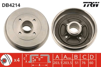 BEBNEN DE FRENADO DB4214  