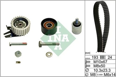 INA 530 0619 10 КОМПЛЕКТ РЕМНЯ ГРМ