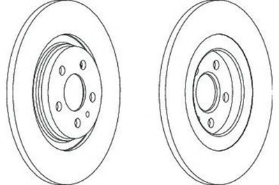 DISCOS DE FRENADO 2 PIEZAS CITROEN C8 JUMPY FIAT ULYSSE  