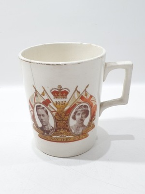 Stary Kubek Królowa Elżbieta II Koronacja