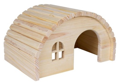 Domek dla świnki morskiej, drewniany,29×17×20 cm