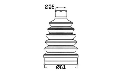 Набор защита шарнир sasic 7701209242 36917 фото №1