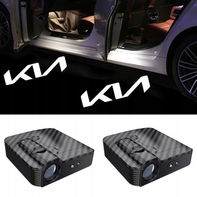 2 PIEZAS PROYECTOR DE PUERTA COCHE PARA KIA  