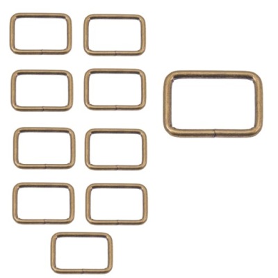 RAMKA RAMKI METALOWA KALETNICZA 20 mm STARE ZŁOTO (10 szt.)