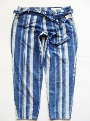 Nowe C&A obłędne modne jeansy skinny chinosy pasy 48