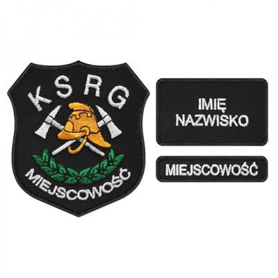 S22 KOMPLET Emblemat KSRG osp