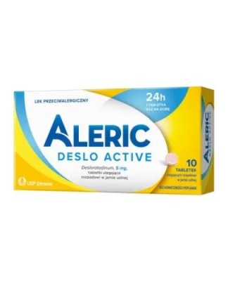 Aleric Deslo Active 5 mg, 10 tabletek DATA WAŻNOŚCI:30-06-2026