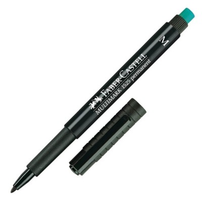 Foliopis OHP Plus M czar., Faber-Castell