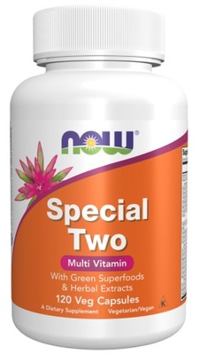 NOW Foods SPECIAL TWO Multi Witaminy i Minerały Enzymy 120 VEGE kaps