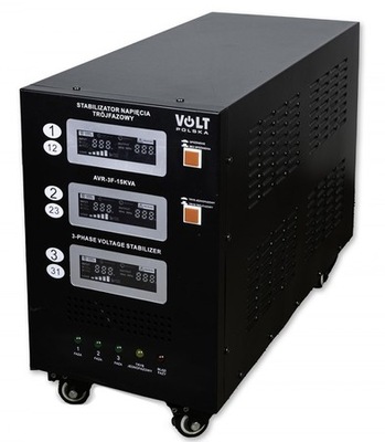 STABILIZATOR NAPIĘCIA AVR PRO 15000 VA 3 FAZY VOLT POLSKA