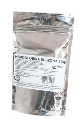 Hemoglobina suszona 100g sucha krew na kaszankę