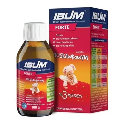 Ibum Forte zawiesina doustna 200 mg/5 ml, 100 g