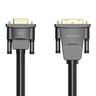 Vention Kabel DVI(24+1) do VGA 1,5m Vention EABBG (Czarny)
