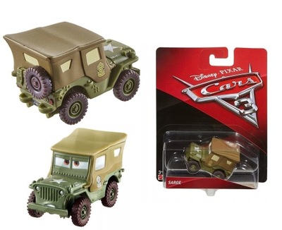 CARS AUTA SARGE KAMASZ METALOWY MATTEL W-WA