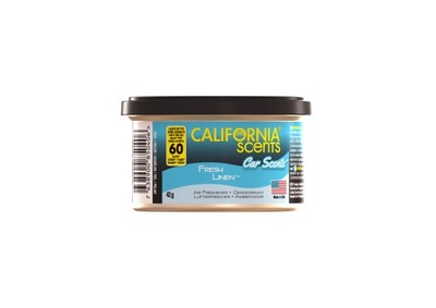 CALIFORNIA CAR SCENTS zapach FRESH LINEN zapach świeżego prania