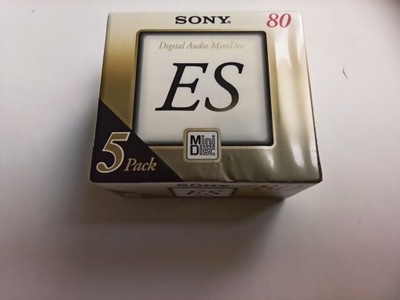 MiniDisc MD SONY ES 80 Japan 5szt-5pack