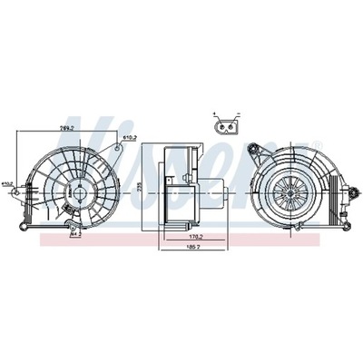 VENTILADOR INTERIOR NISSENS 87500  