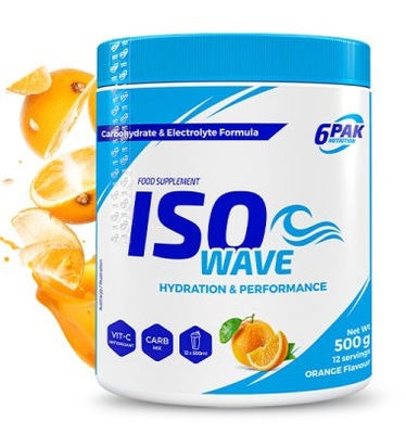 6PAK ISO WAVE 500G POMARAŃĆZ IZOTONIK