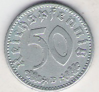 Niemcy 50 pf. 1940 D