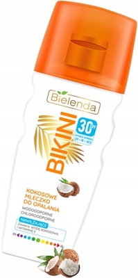 BIELENDA BIKINI KOKOSOWE MLECZKO DO OPALANIA SPF30