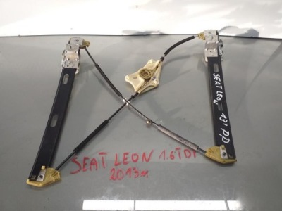 Механизм подъемник стекло правый перед leon iii 5f фото №1
