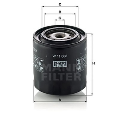 FILTRO ACEITES MANN-FILTER EN 11 008  