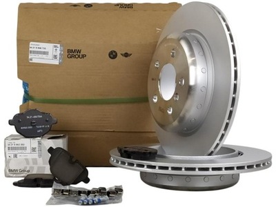 Оригинальный номер bmw тормозные диски+ тормозные колодки задняя 5 f10 f11 330mm фото №1