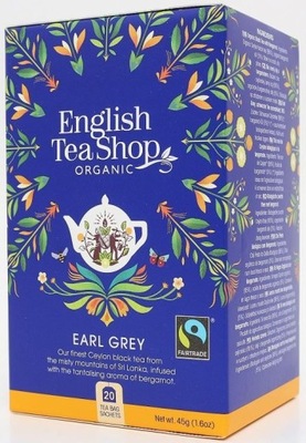 HERBATA EARL GREY FAIR TRADE BIO (20 x 2,25 g) 45 g - ENGLISH TEA SHOP ORGA