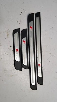 Накладки пороговые audi a4 b8 s-line фото №1