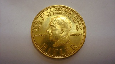 Medal Hitler złoto 6gr Wenezuela próba 900