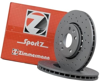 ZIMMERMANN SPORT ДИСКИ ТОРМОЗНЫЕ P RENAULT MEGANE III 296MM