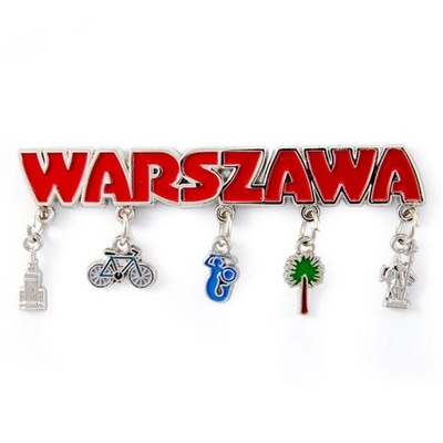 Magnes na lodówkę z zawieszkami Warszawa