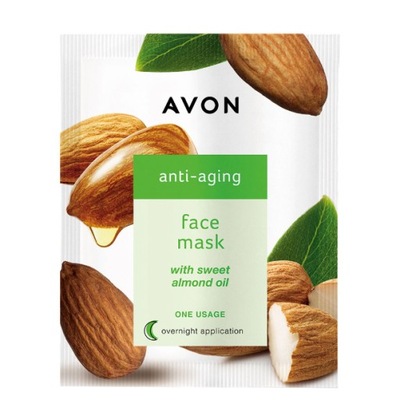AVON - Przeciwzmarszczkowa maska z olejem migdałowym