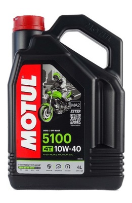 ALYVA MOTOCIKLINIS MOTUL 5100 4T ESTER 10W-40 4L 