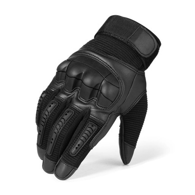 Rękawiczki rowerowe z pełnymi palcami czarne M