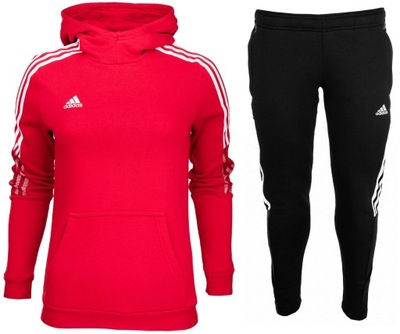 adidas komplet dres damski bluza spodnie roz.XS