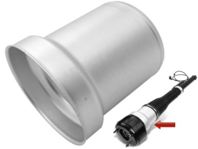 Защита амортизатор airmatic alu задний  mercedes w221 фото №1