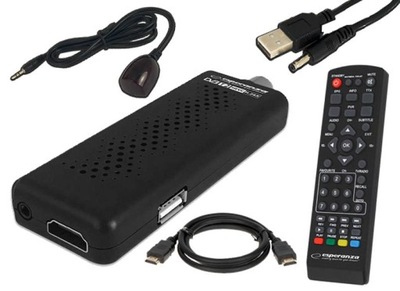 Tuner DVB-T2/HEVC ESPERANZA EV109 H.265