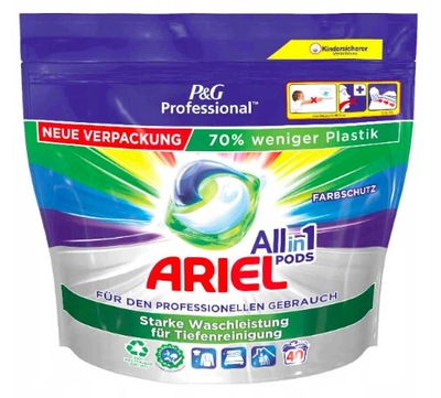 Ariel Allin1Pods kapsułki prania do koloru 40szt z Niemiec