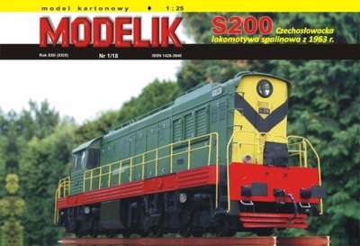 Modelik 1/18 - Lokomotywa spalinowa S200 (T669)