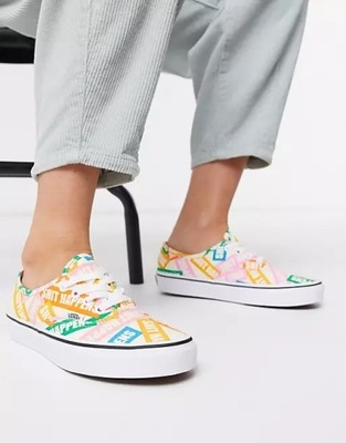 Vans Unisex športová obuv Authentic Shit Happens Multicolor veľkosť 40,5