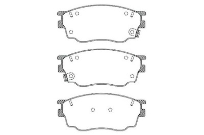 Lpr тормозные колодки тормозные mazda 6 1.8 gg фото №1