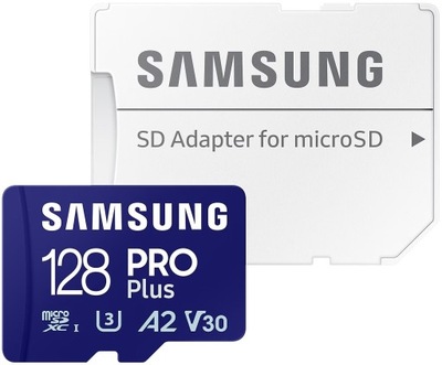 Karta SAMSUNG Pro Plus microSDXC 128GB + Adapter